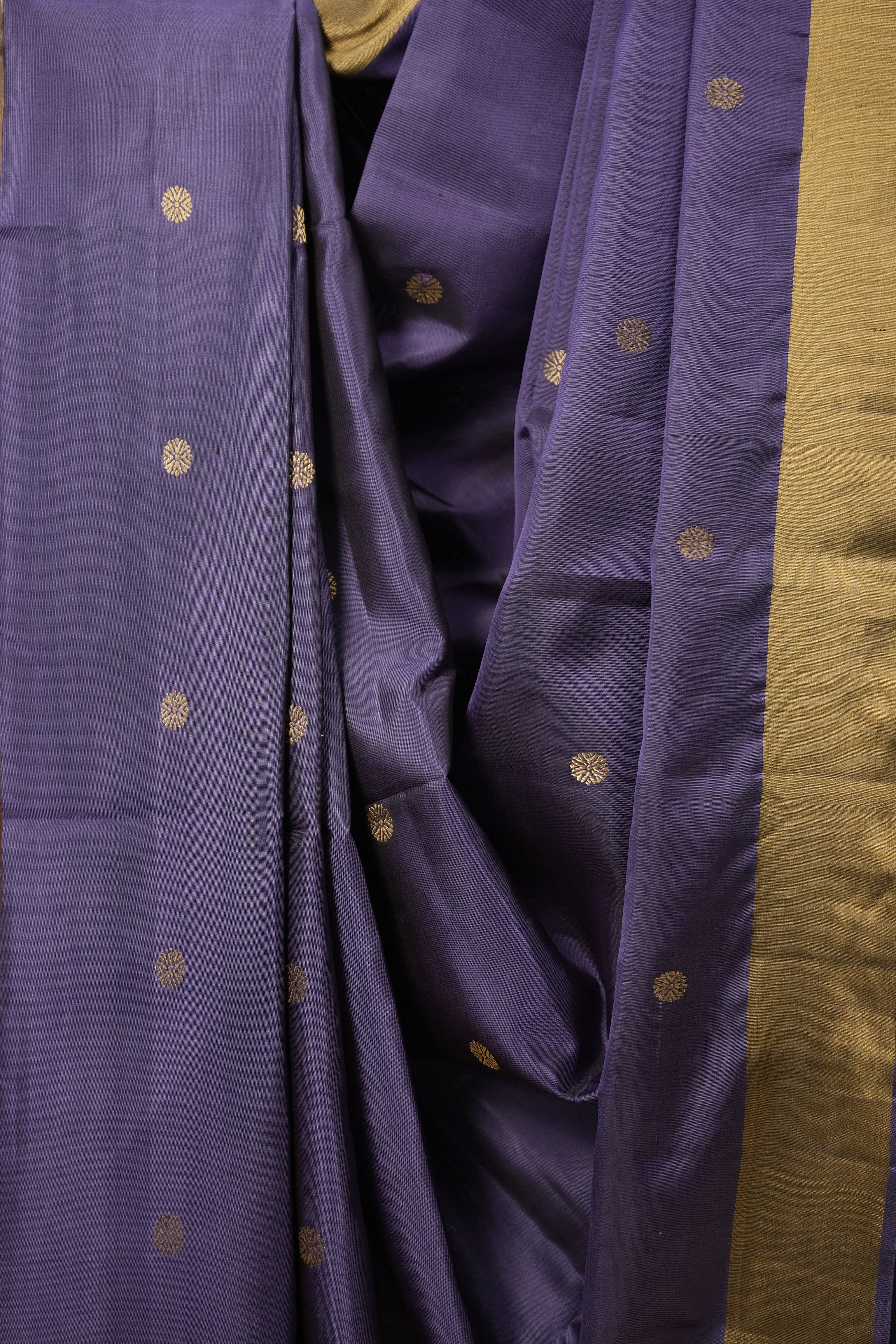 Violet Soft Silk Saree - SRVSSS404