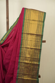 Pink Narayan Peth Cotton Saree - SRPNPCS67