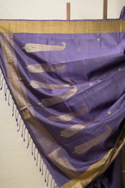 Violet Soft Silk Saree - SRVSSS404