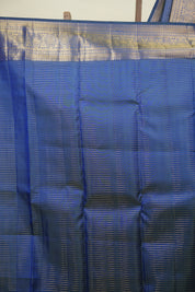 Peacock Blue Kanjivaram Silk Saree - SRPBKSS1091