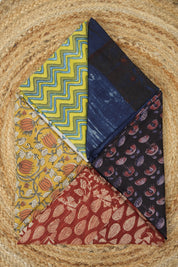 Hand Block Print Cotton Blouse Piece Set - SRCBPS18