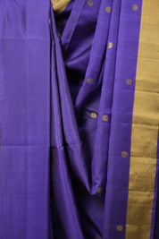 Ink Blue Soft Silk Saree - SRIBSSS407