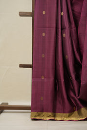 Magenta Soft Silk Saree - SRMSSS410