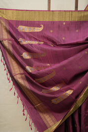 Magenta Soft Silk Saree - SRMSSS410