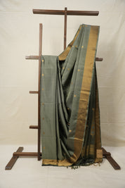 Sage Green Soft Silk Saree - SRSGSSS409