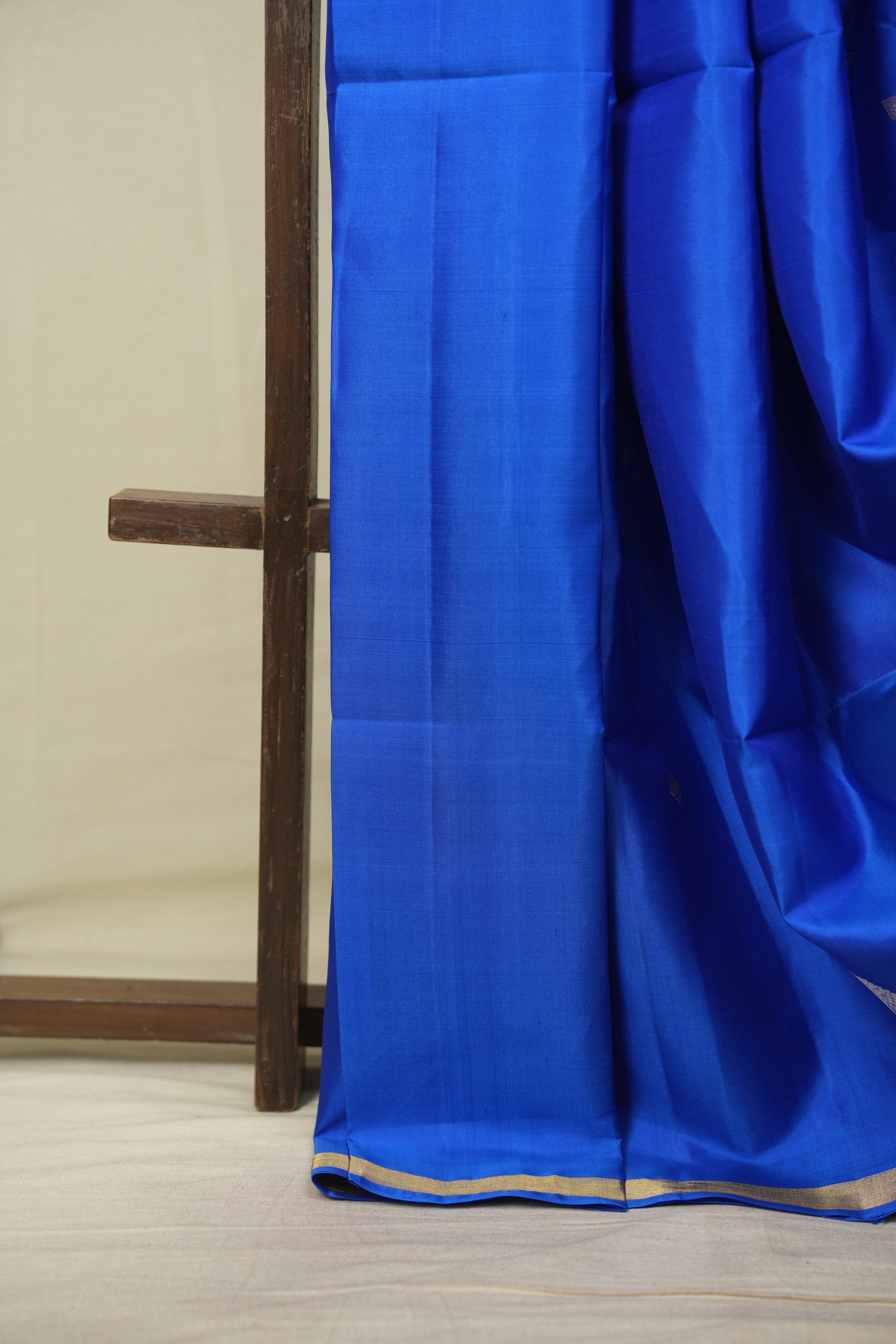 Blue Soft Silk Saree - SRBSSS495