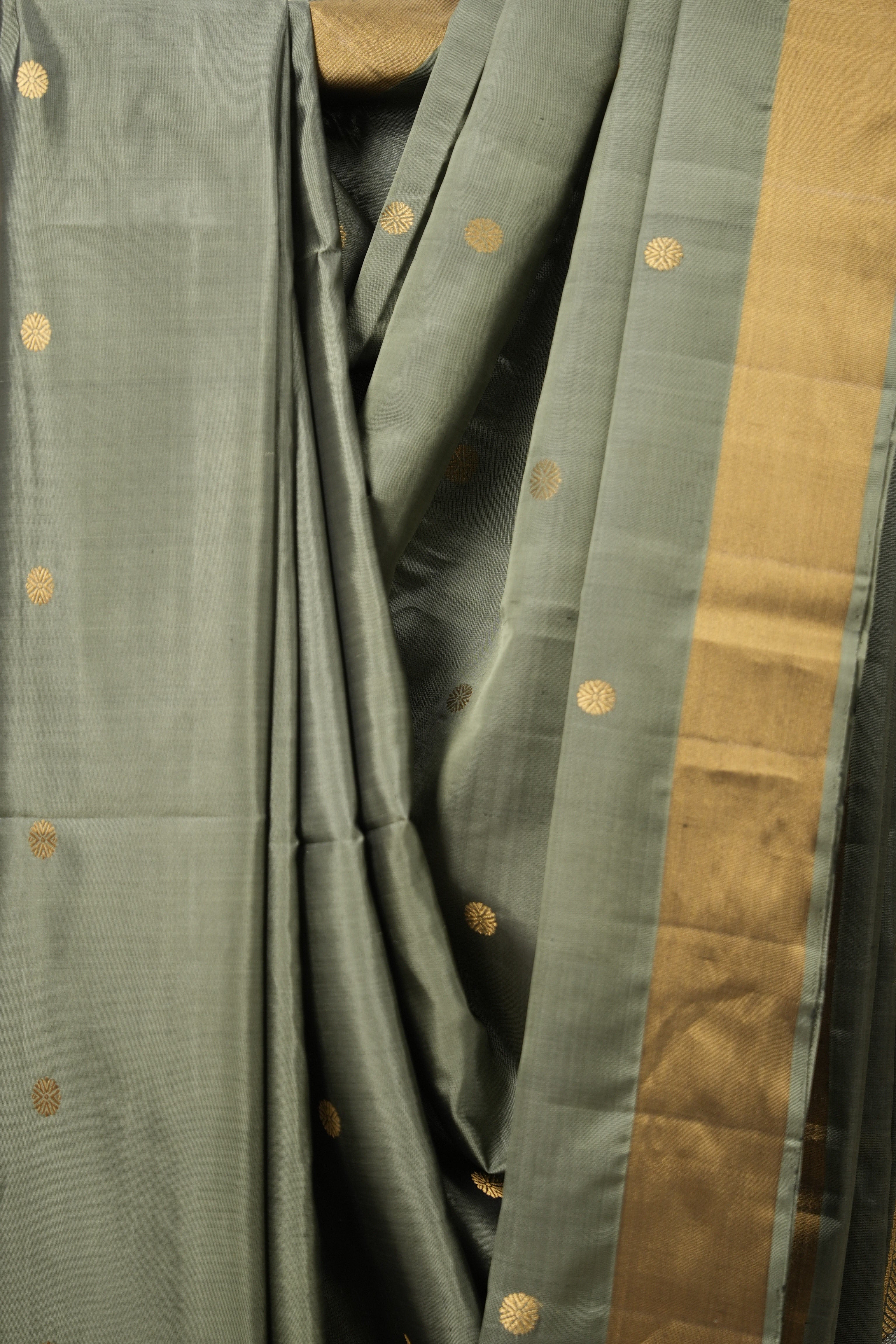 Sage Green Soft Silk Saree - SRSGSSS409