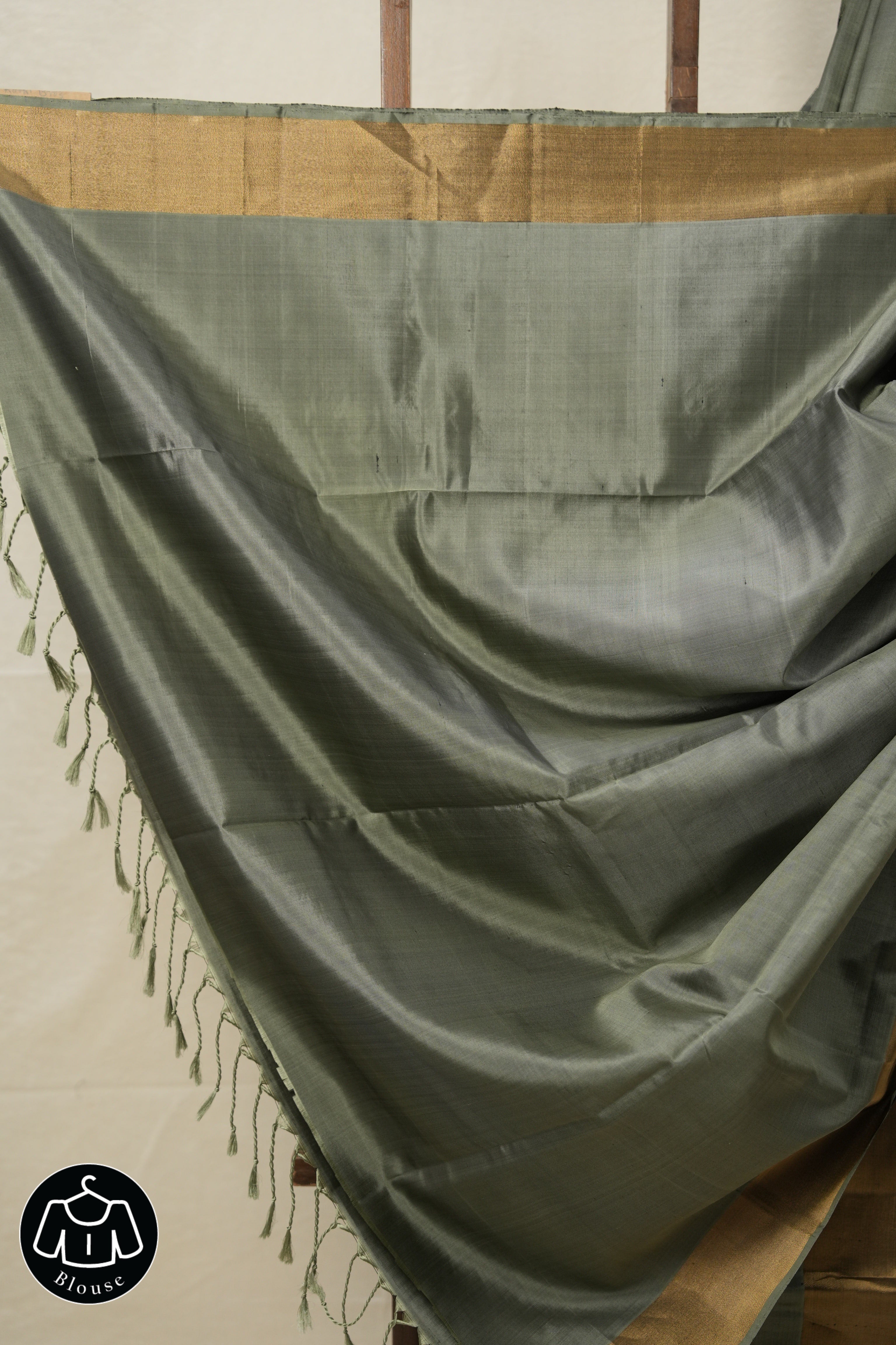 Sage Green Soft Silk Saree - SRSGSSS409