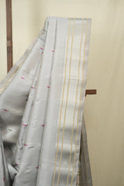 Grey Gadwal Silk Saree - SRGGSS654
