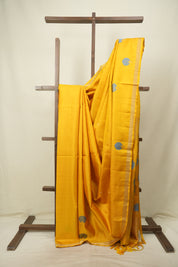 Yellow Soft Silk Saree - SRYSSS494