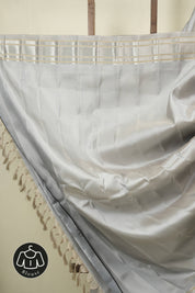 Grey Gadwal Silk Saree - SRGGSS654