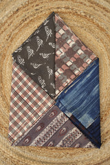 Hand Block Print Cotton Blouse Piece Set - SRCBPS26