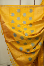 Yellow Soft Silk Saree - SRYSSS494