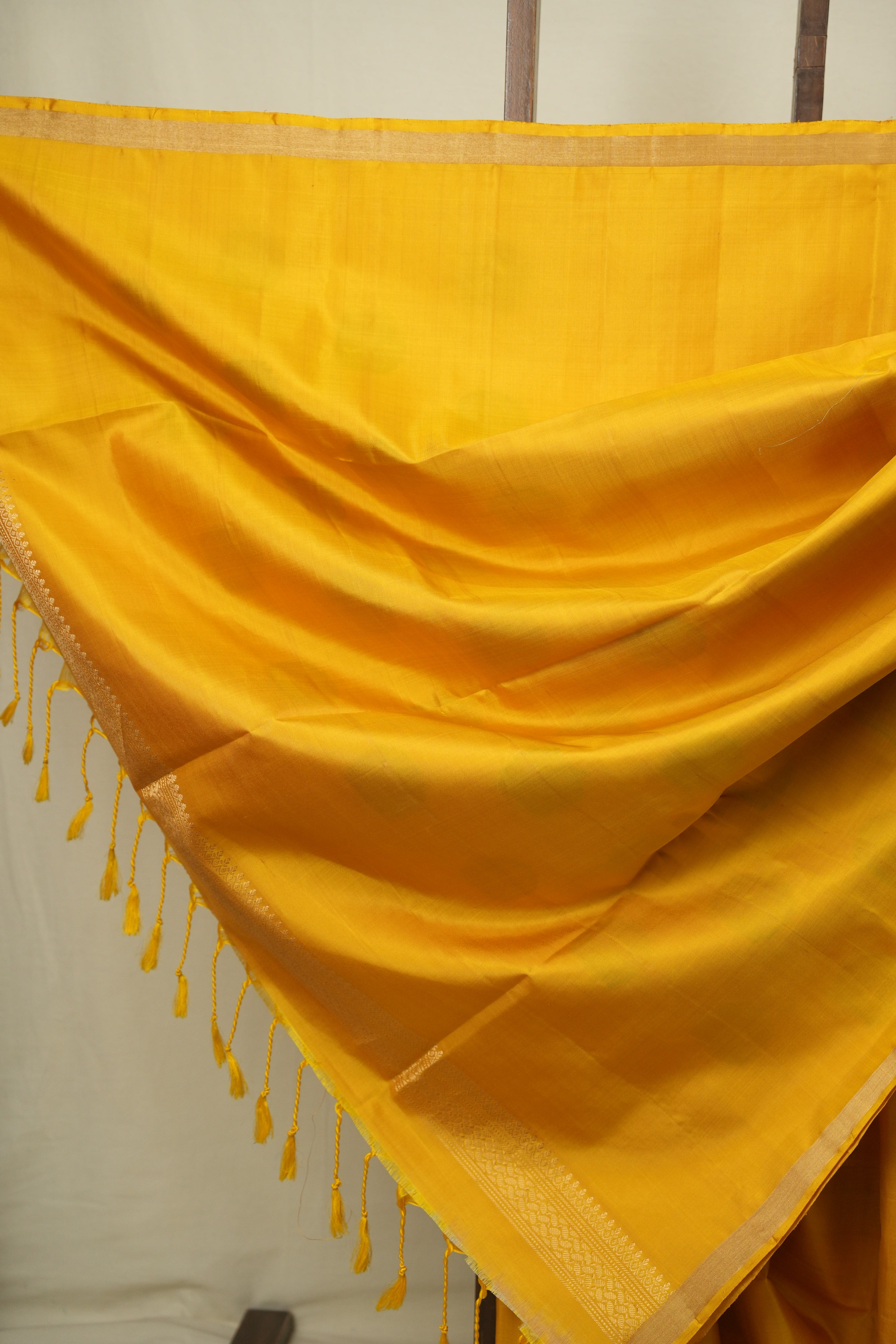 Yellow Soft Silk Saree - SRYSSS494