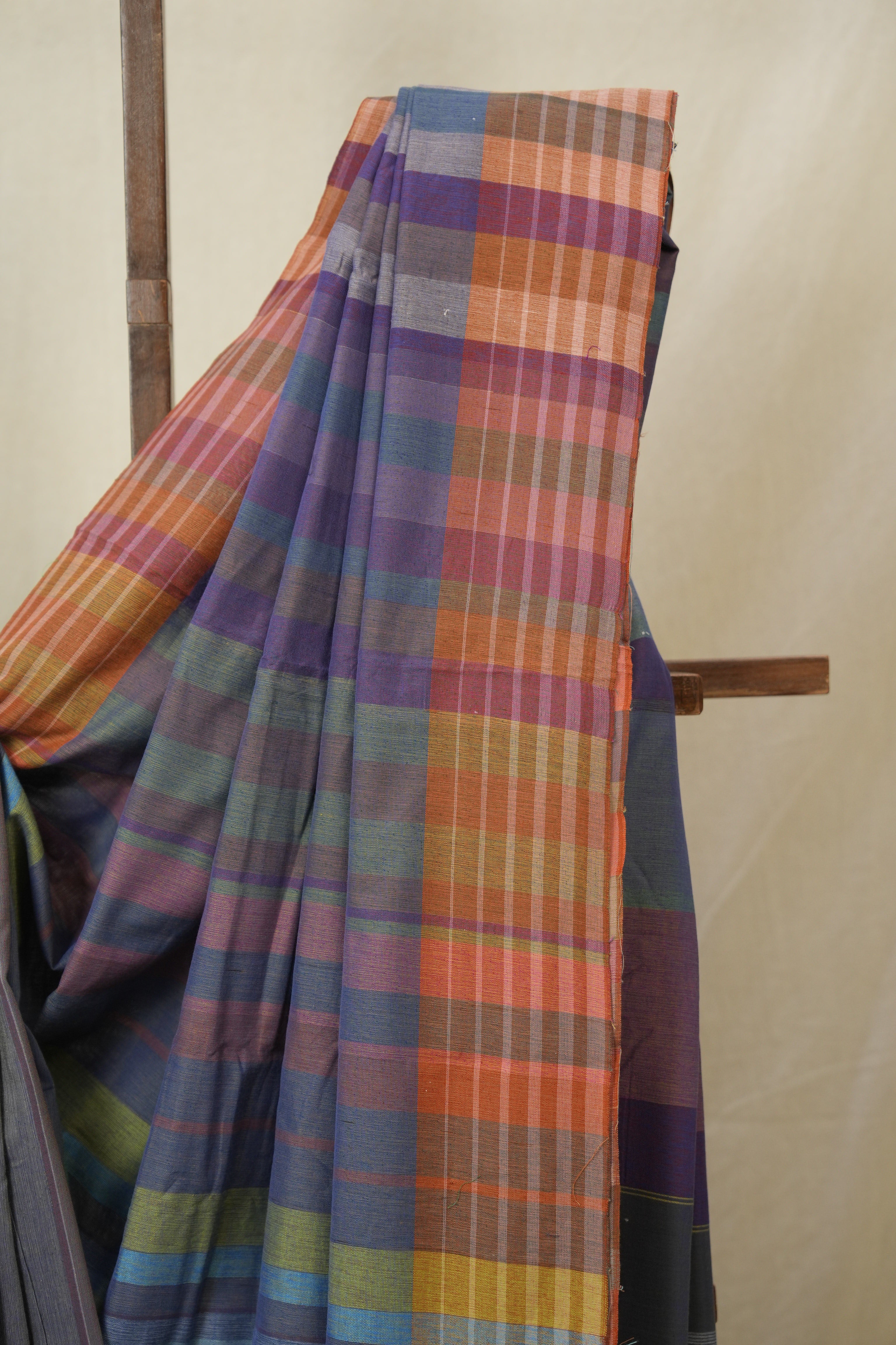 Multicolour Cotton Ilkal Saree - SRMCIS965