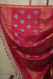 Rani Pink Soft Silk Saree - SRRPSSS493