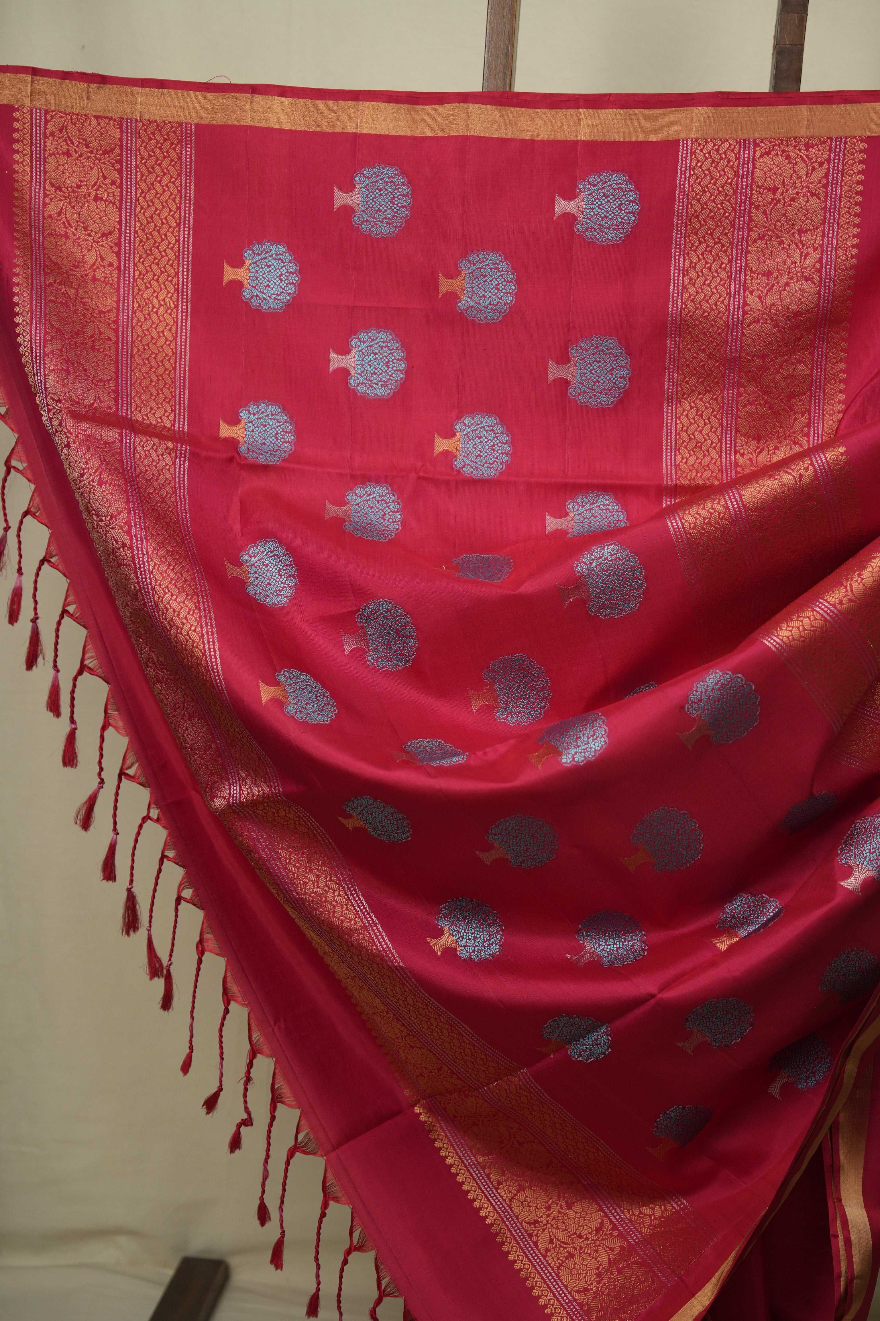 Rani Pink Soft Silk Saree - SRRPSSS493