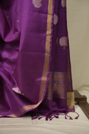 Purple Soft Silk Saree - SRPSSS491