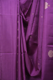 Purple Soft Silk Saree - SRPSSS491