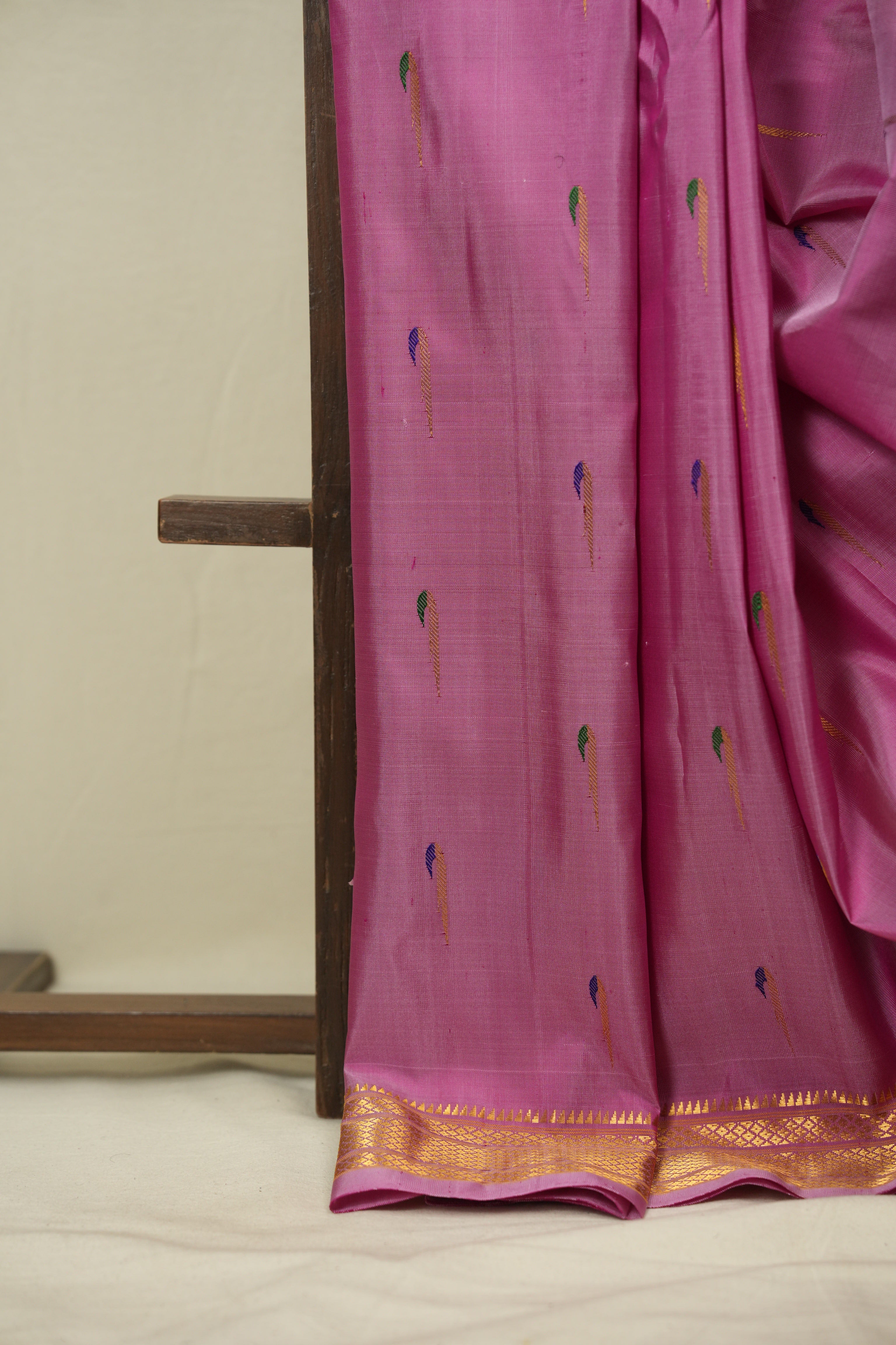 Pink Gadwal Silk Saree - SRPGSS658