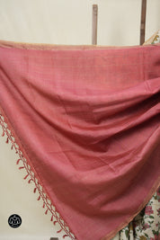 Cream Printed Tussar Silk Saree (DEFECT) - SRCPTSS104-PI