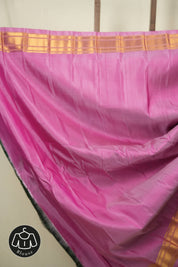 Pink Gadwal Silk Saree - SRPGSS658