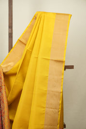 Red -Yellow Soft Silk Saree - SRRYSSS490