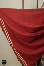 Slate Brown HBP Cotton Saree (DEFECT) - SRSBCS86-PI
