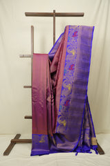 Magenta Gadwal Silk Sare - SRMGSS666