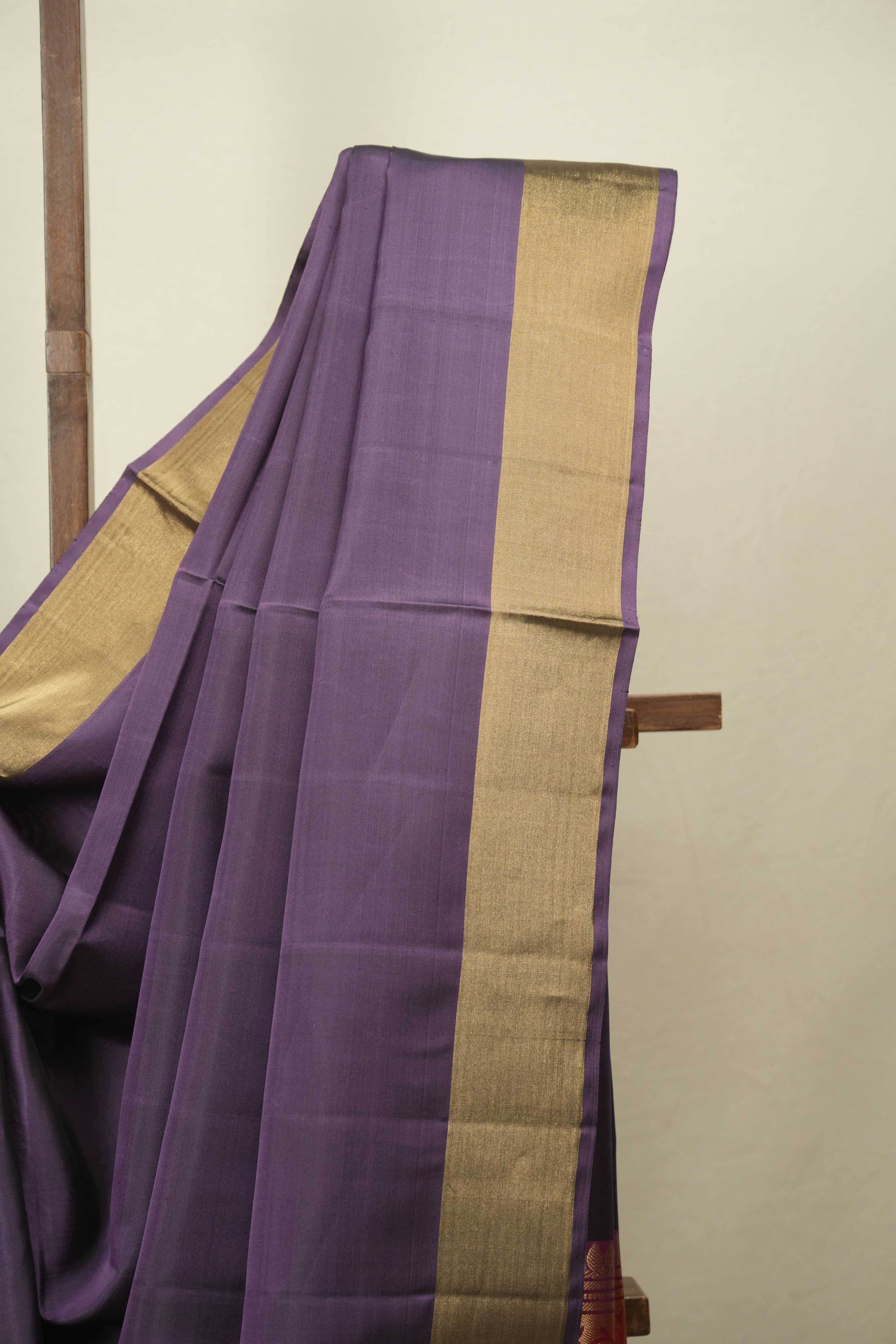 Purple- Red Soft Silk Saree - SRPSSS485