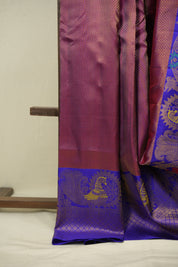Magenta Gadwal Silk Sare - SRMGSS666