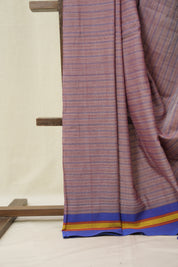 Dusty MauveCotton Ilkal Saree - SRDMCIS986