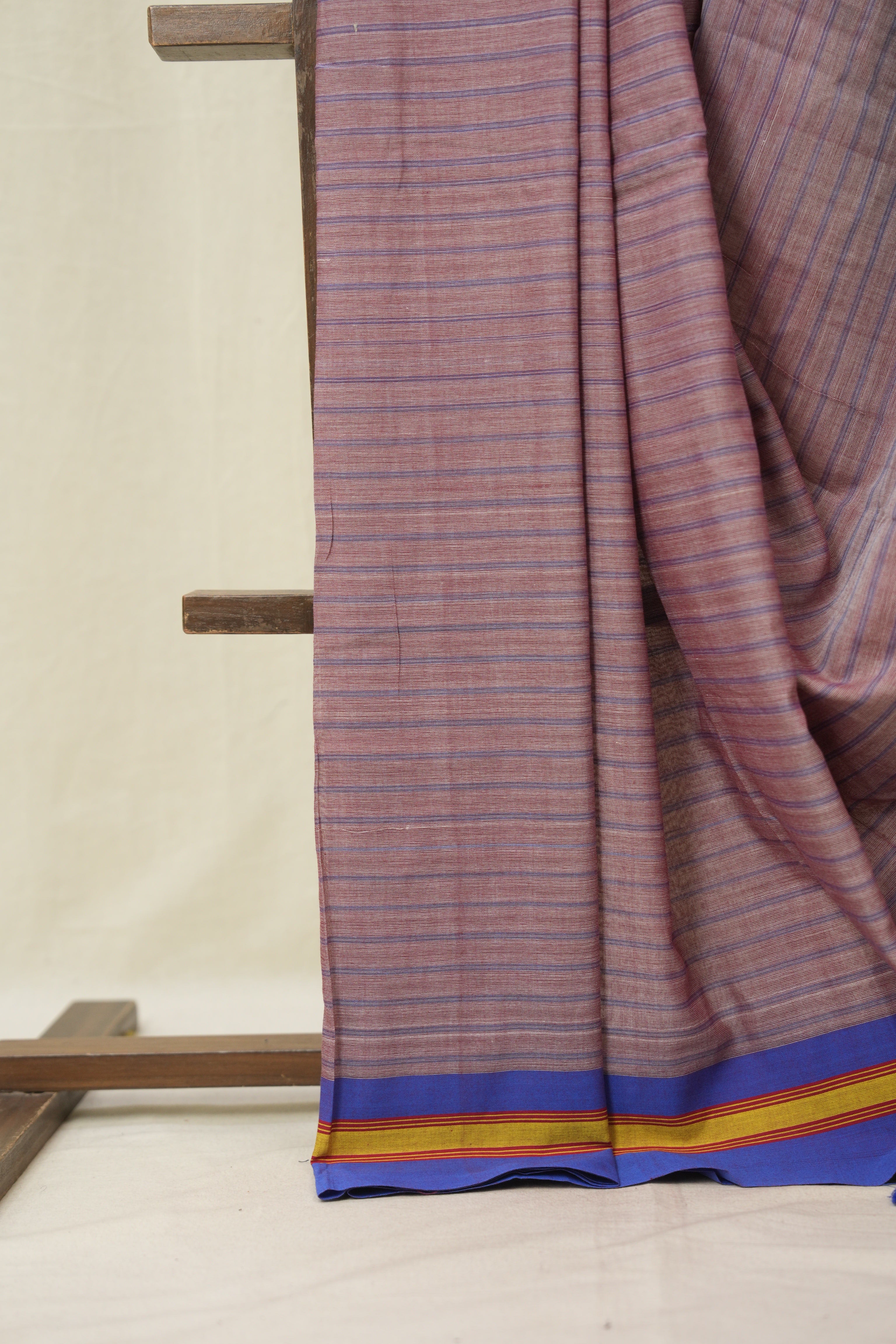 Dusty MauveCotton Ilkal Saree - SRDMCIS986