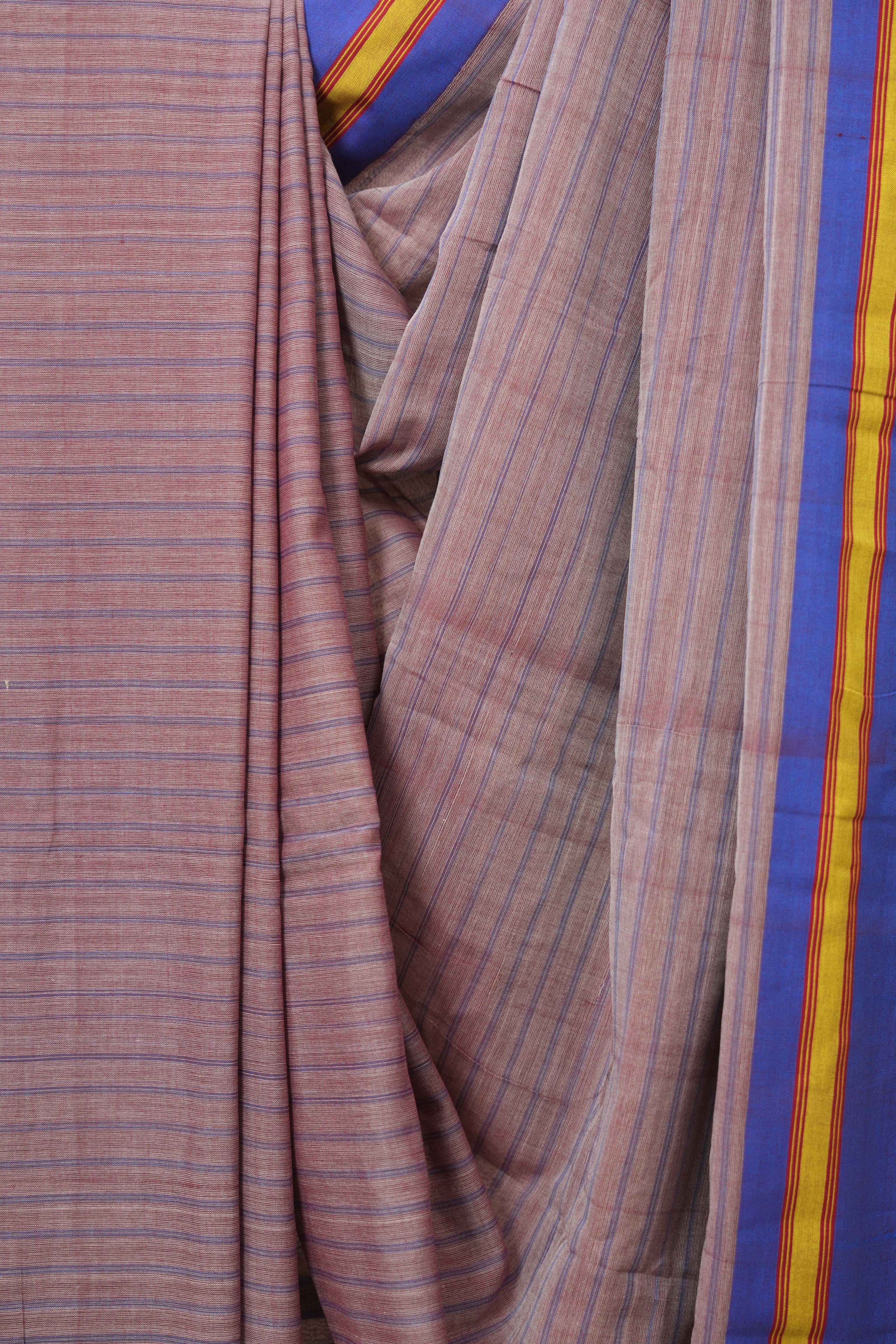 Dusty MauveCotton Ilkal Saree - SRDMCIS986