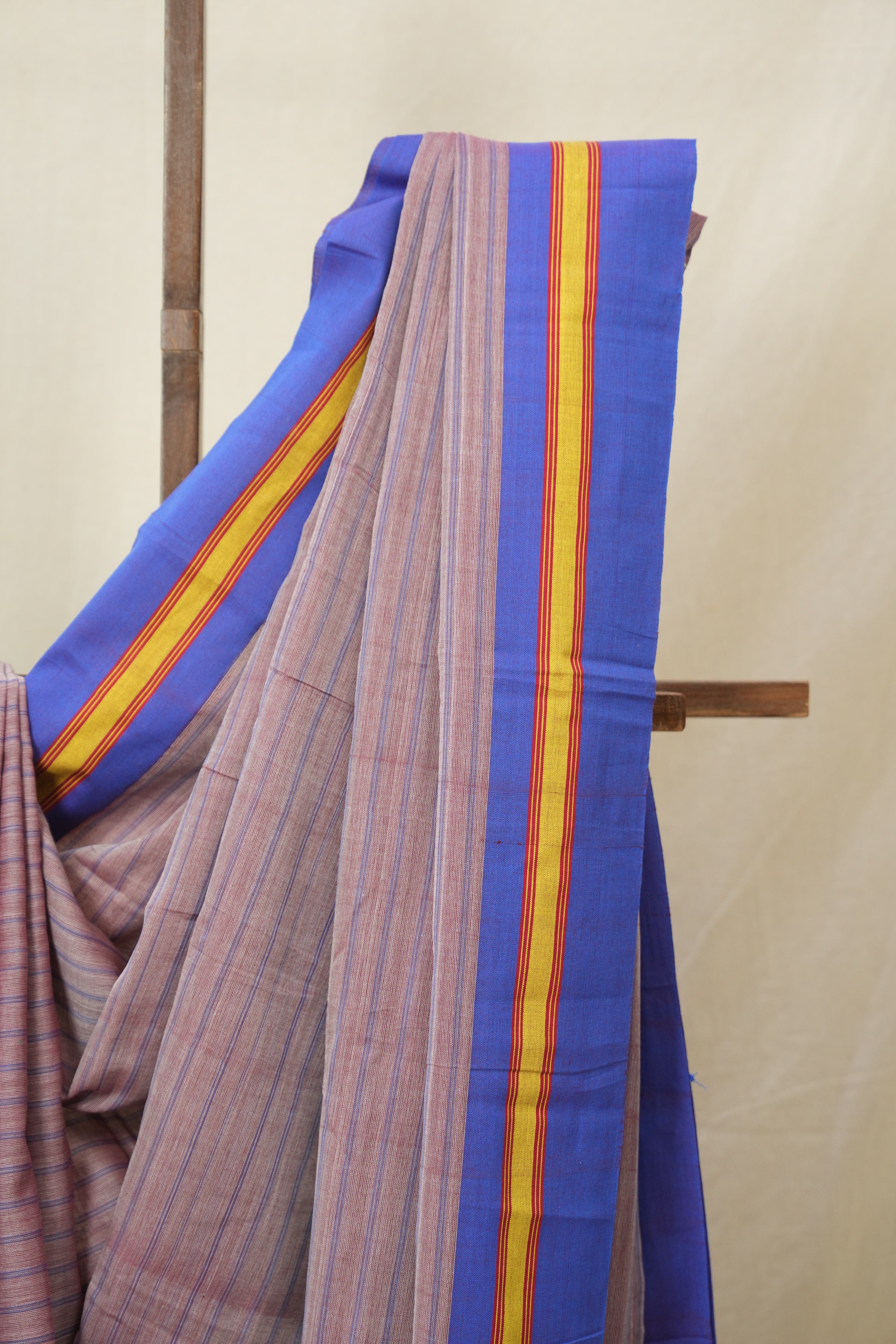Dusty MauveCotton Ilkal Saree - SRDMCIS986