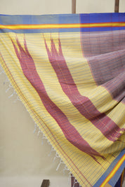 Dusty MauveCotton Ilkal Saree - SRDMCIS986