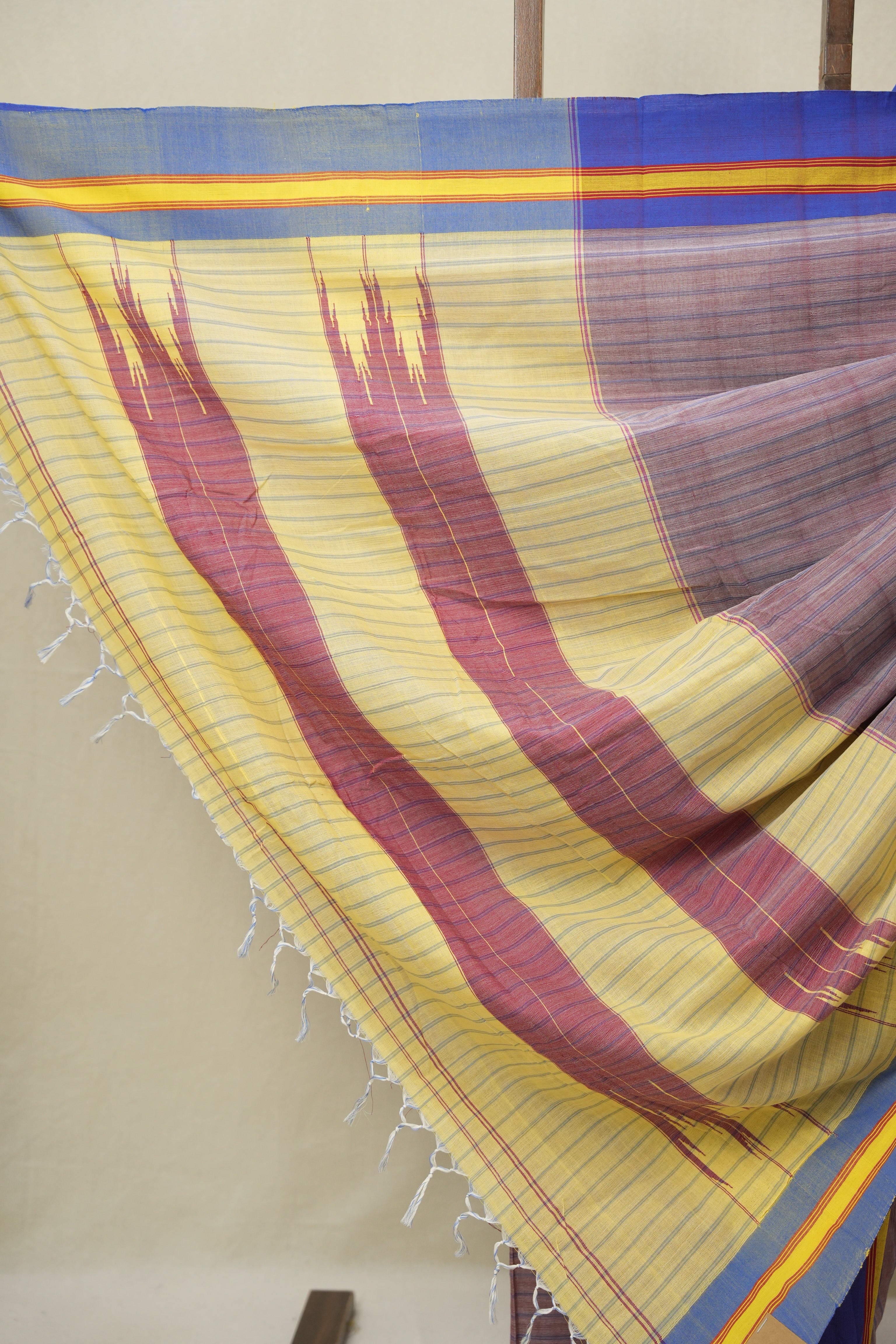 Dusty MauveCotton Ilkal Saree - SRDMCIS986