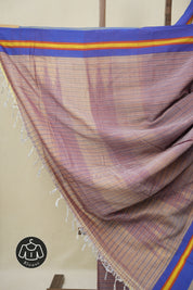 Dusty MauveCotton Ilkal Saree - SRDMCIS986