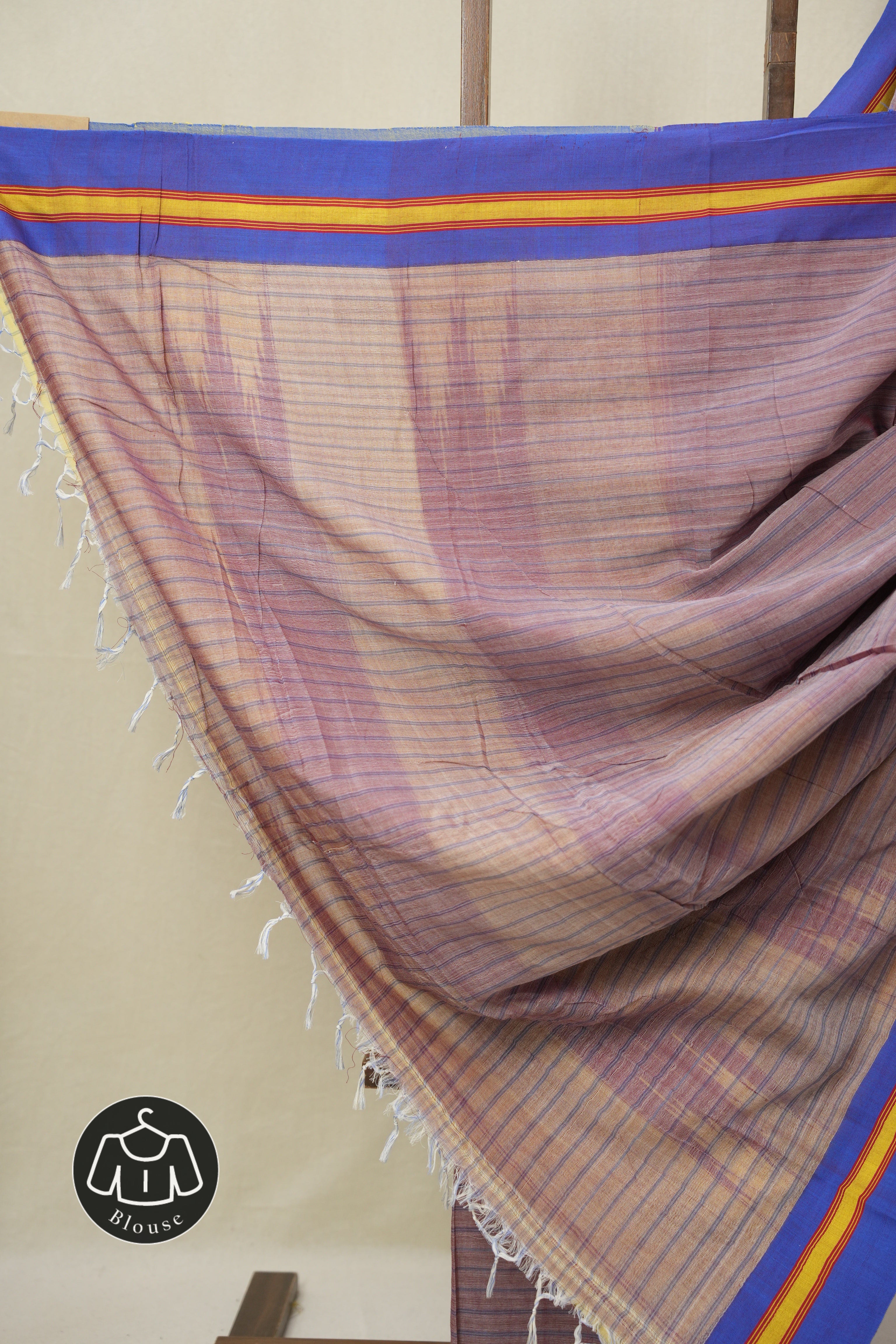 Dusty MauveCotton Ilkal Saree - SRDMCIS986