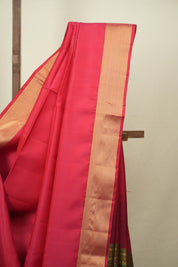 Red -Green Soft Silk Saree - SRRSSS486