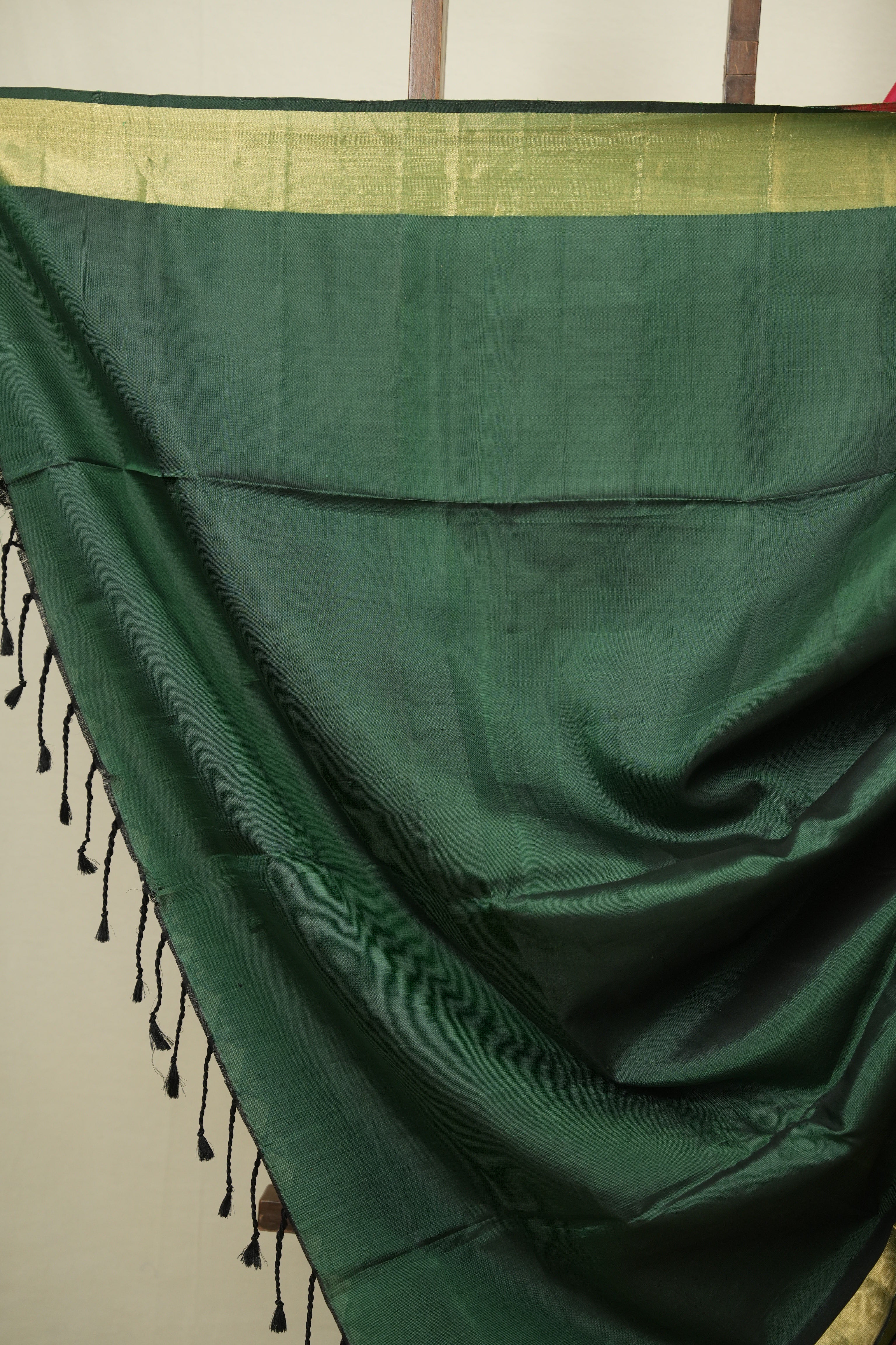 Red -Green Soft Silk Saree - SRRSSS486