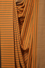 Orange Cotton Ilkal Saree - SROCIS987