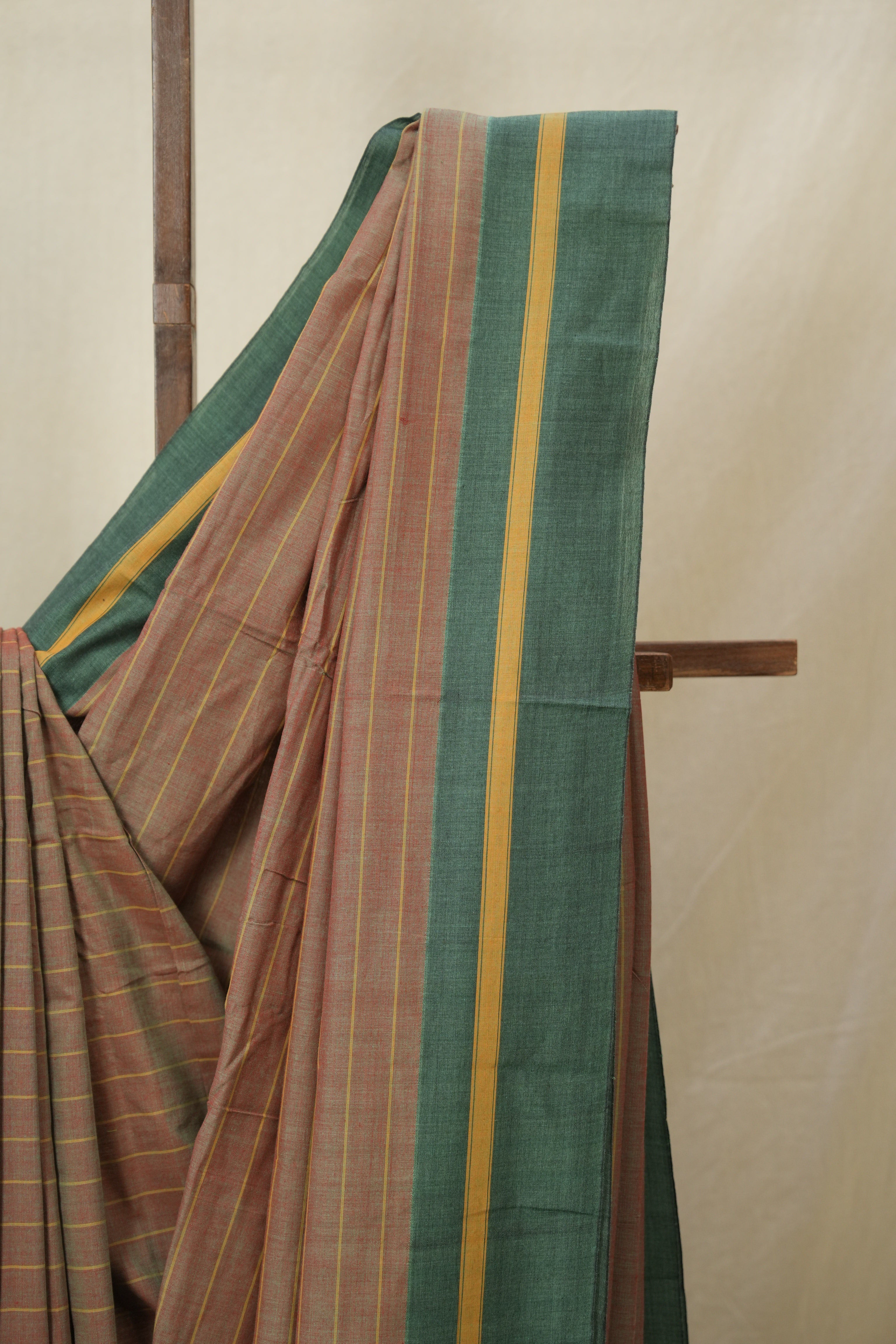 Two Tone Red Cotton Ilkal Saree - SRTTRCIS988