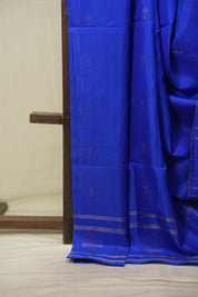 Blue Soft Silk Saree - SRBSSS484