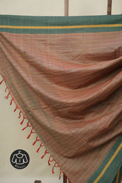 Two Tone Red Cotton Ilkal Saree - SRTTRCIS988