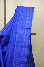 Blue Soft Silk Saree - SRBSSS484