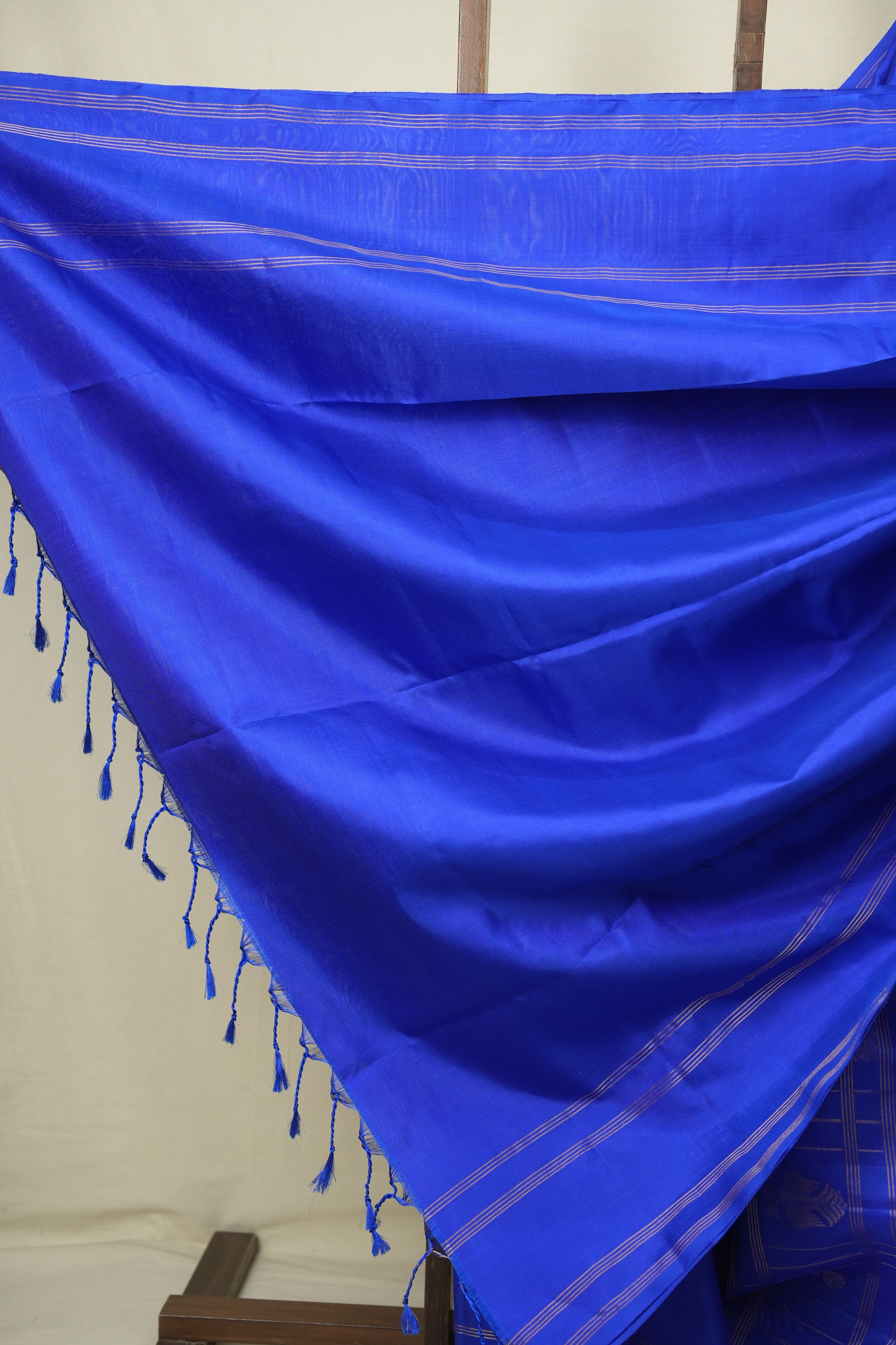 Blue Soft Silk Saree - SRBSSS484