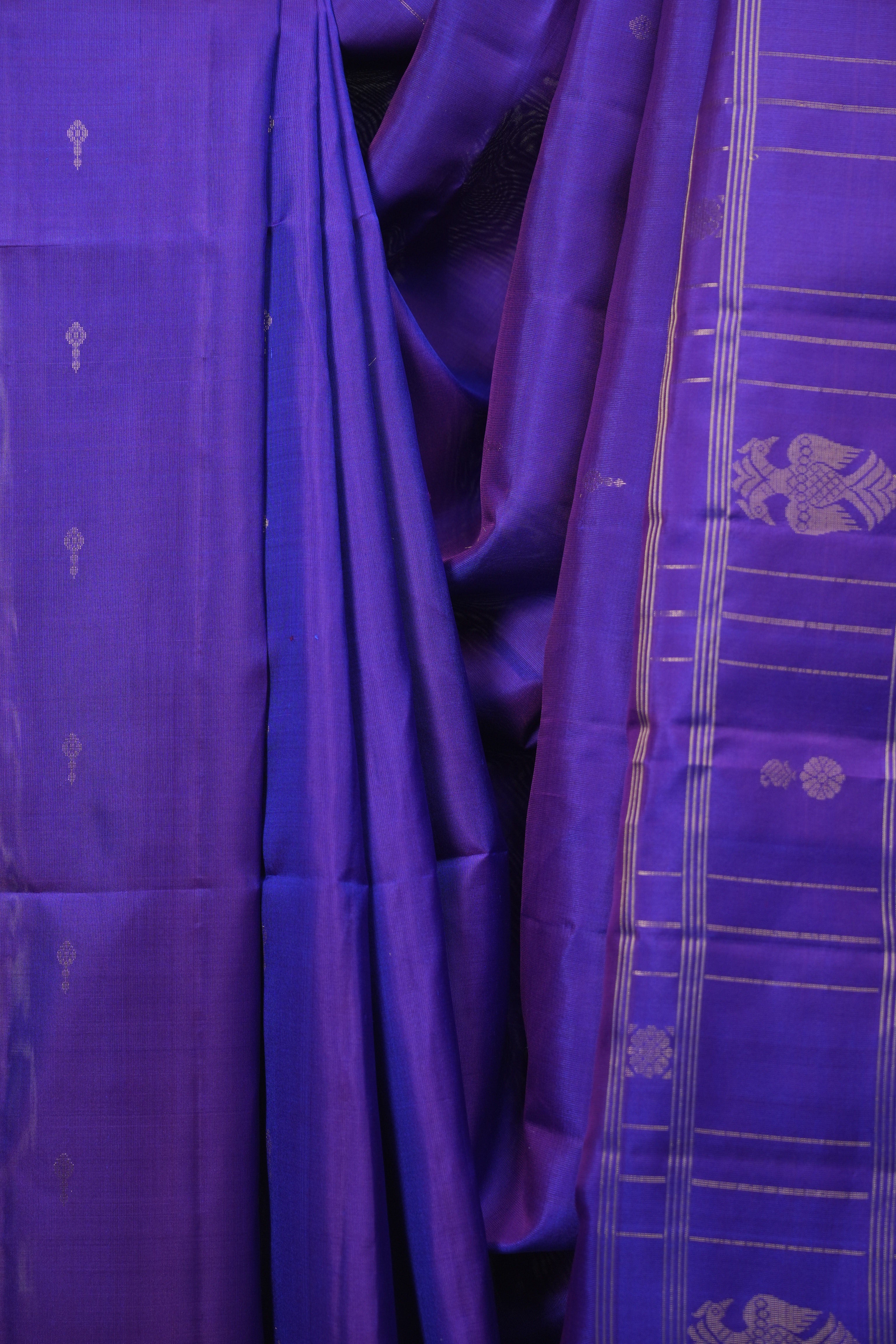 Purple Soft Silk Saree - SRPSSS482