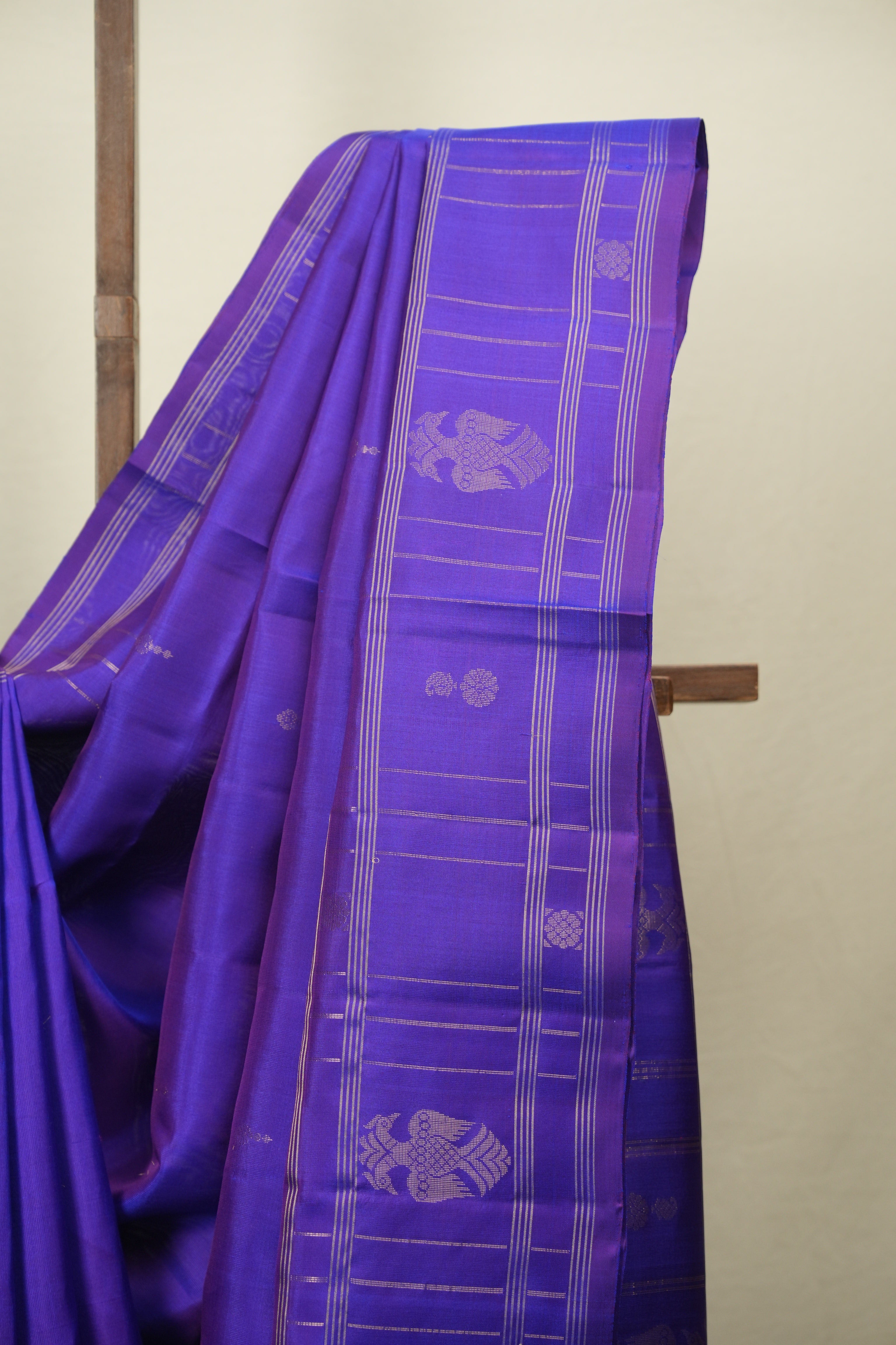 Purple Soft Silk Saree - SRPSSS482