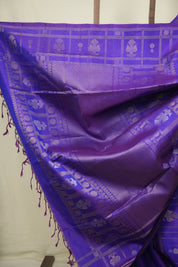 Purple Soft Silk Saree - SRPSSS482